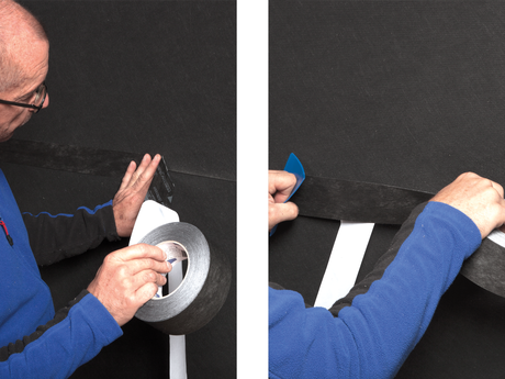 4. Alternatieve mogelijkheid: Overlapping verlijmen met TESCON INVIS