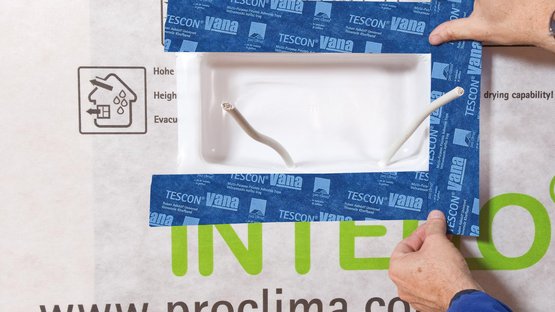 5. Luchtdicht aansluiten