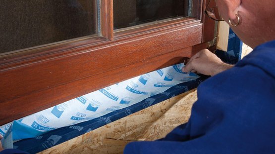 1b. Op kozijn verlijmen