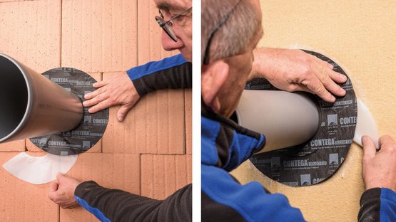 3. Met de ondergrond verlijmen