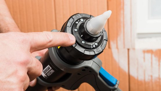 8. Materiaalhoeveelheid instellen