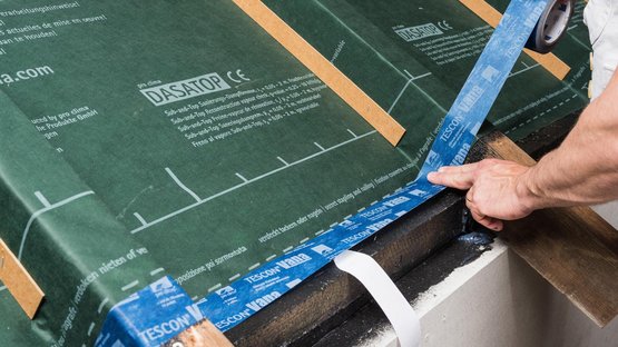 7. Aansluiting verlijmen