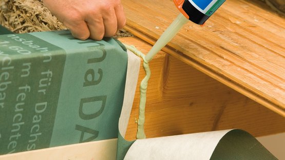 5. Aanbrengen van 'berg-en-dal'-baan