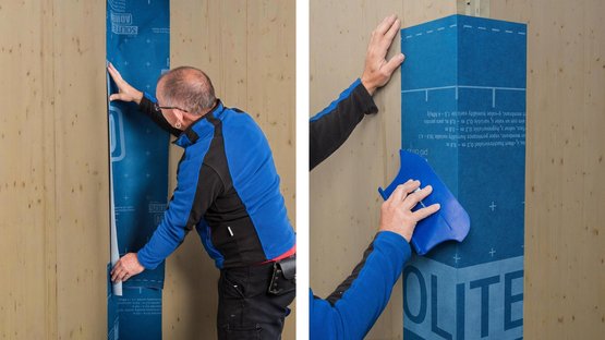 3. Hoeken verlijmen (met hoekstroken)