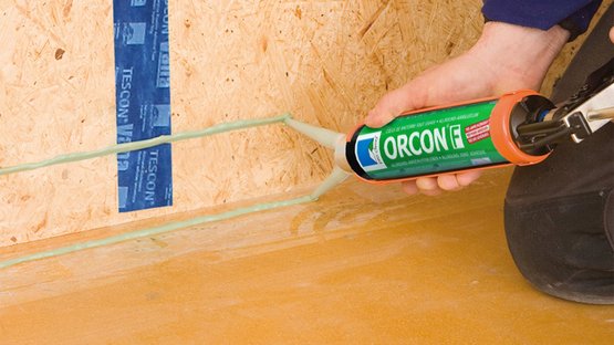 1. Aansluiting OSB-wand op vloerplaat met INTELLO conneX