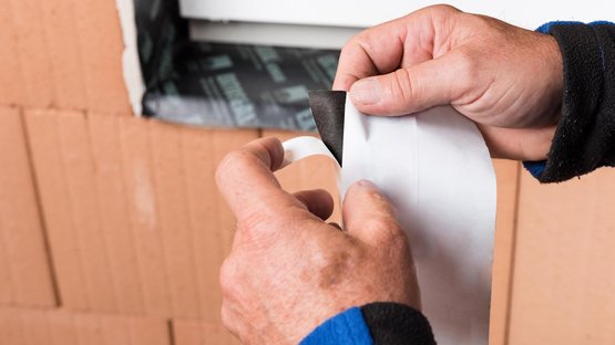 Verwerkingsstappen: voor montage van het raam