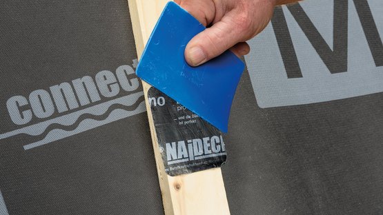 5. Patch goed aanwrijven