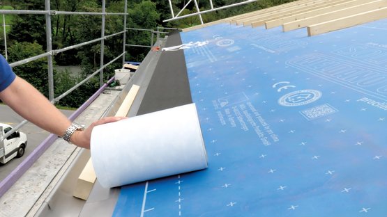 3. Dakvoetaansluiting met SOLTEMPA