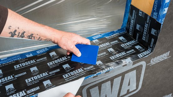 3. Vensterbank beplakken